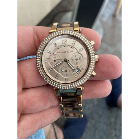 bei michael kors uhren datum einstellen|Michael Kors watch set time.